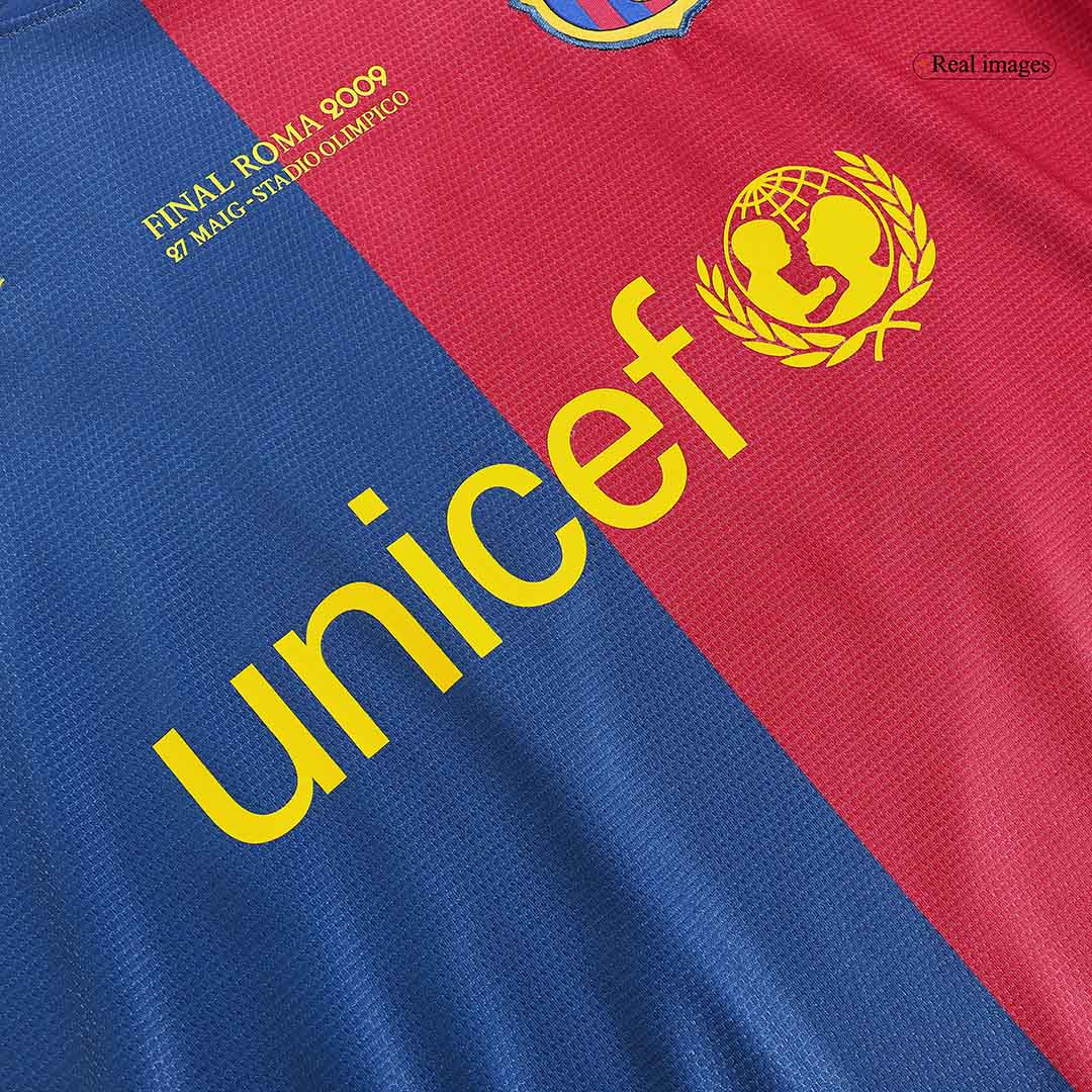 Koszulka piłkarska retro FC Barcelona UCL Final UCL 2008/09 domowa XAVI #6 - Kibula
