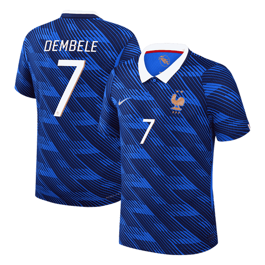 Koszulka piłkarska w wersji zawodniczej Francja Mundial 2026 domowa DEMBELE #7