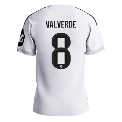 Koszulka piłkarska w wersji zawodniczej Real Madryt 2025/26 domowa VALVERDE #8