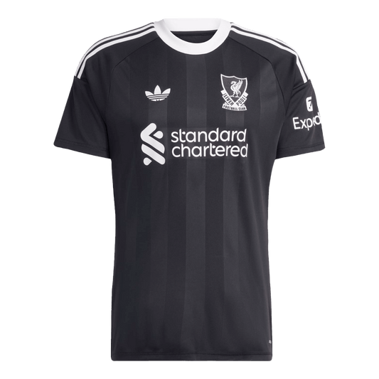 Koszulka piłkarska bramkarska Liverpool 2025/26 czarna