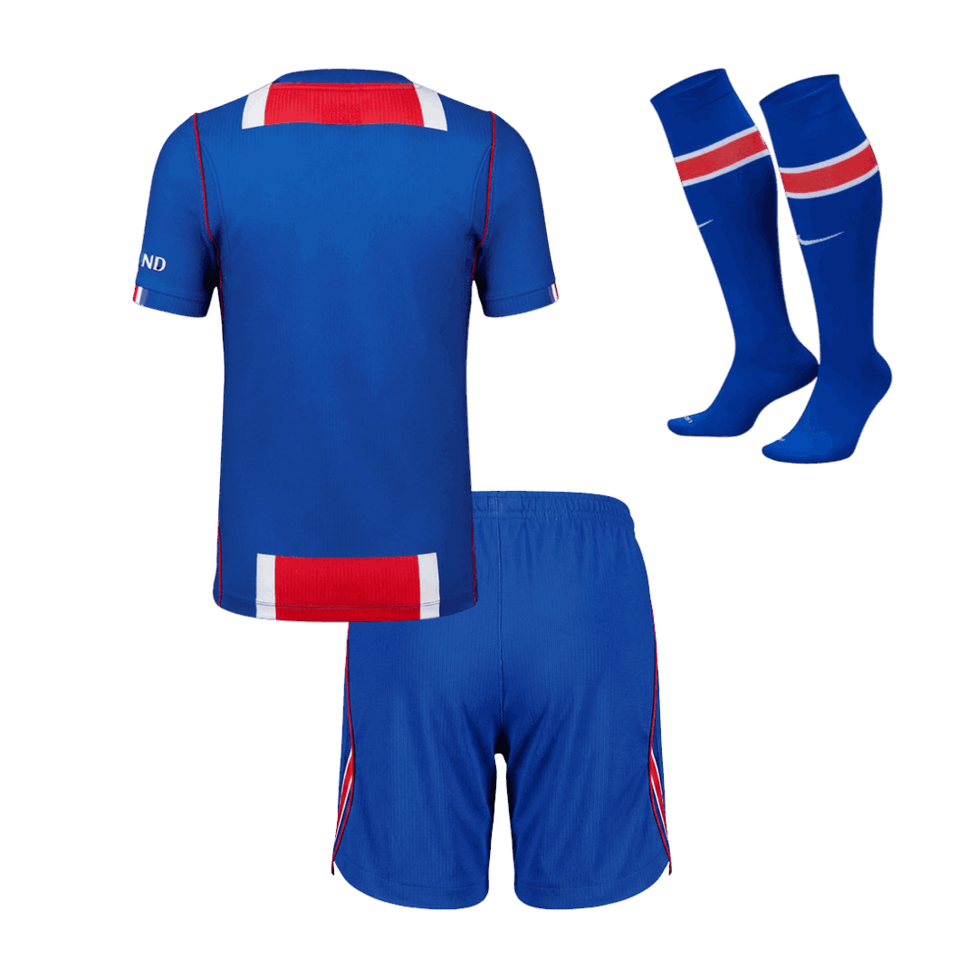 Dziecięcy pełny zestaw piłkarski PSG 2026/27 domowa [Premium]