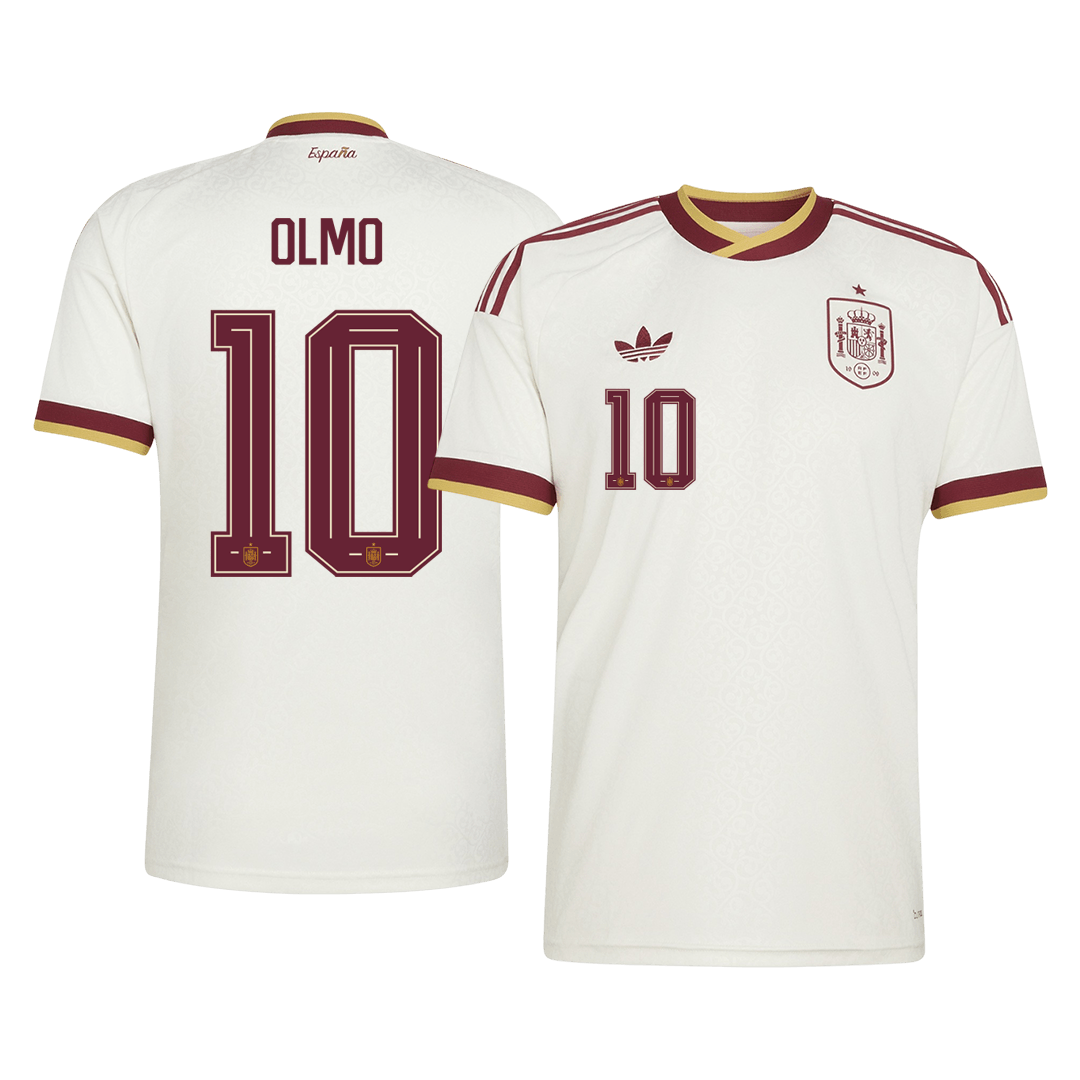 Koszulka piłkarska Hiszpania Mundial 2026 wyjazdowa OLMO #10