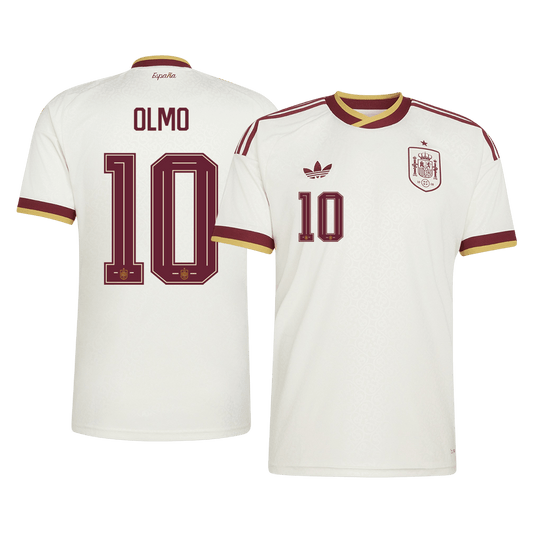 Koszulka piłkarska Hiszpania Mundial 2026 wyjazdowa OLMO #10