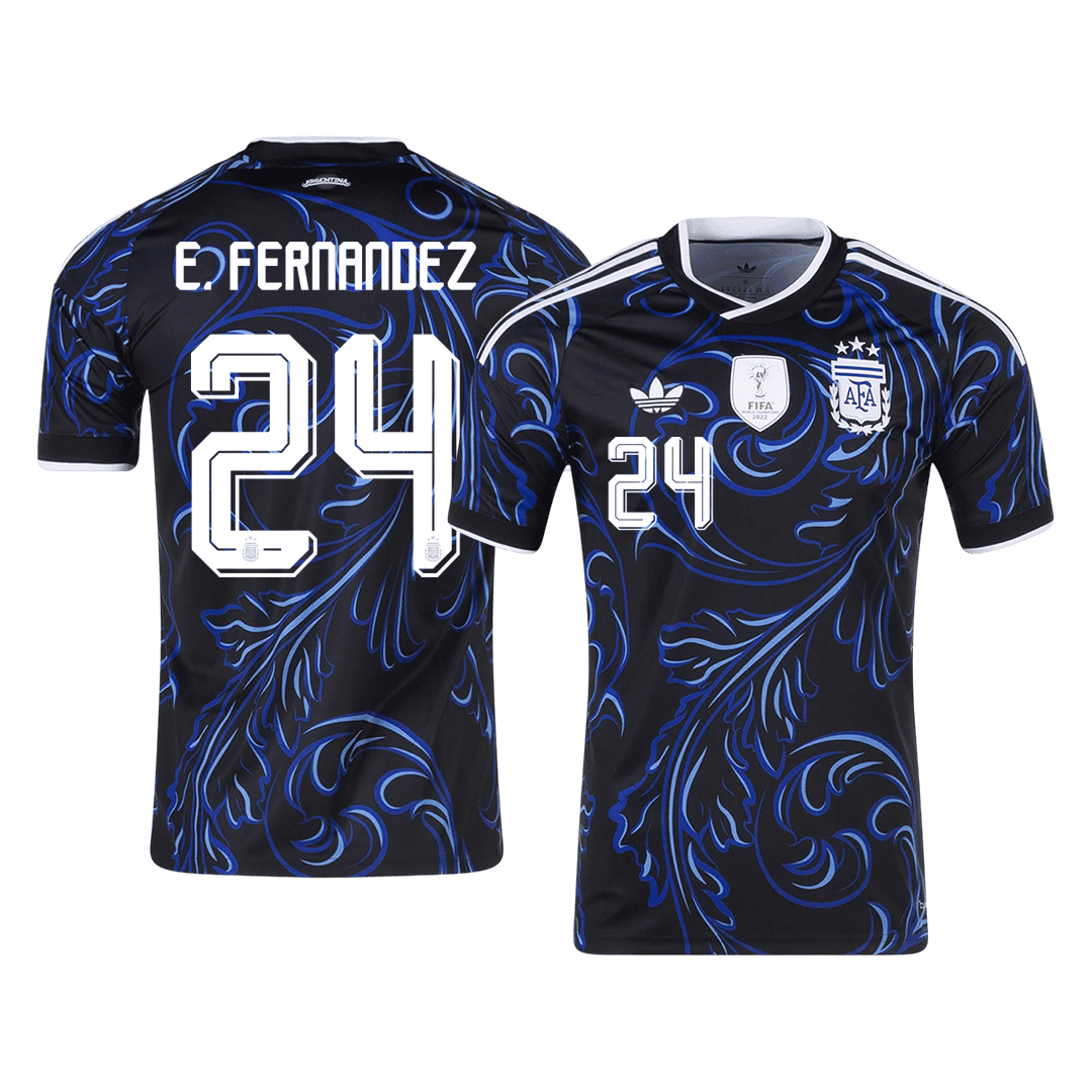 Koszulka piłkarska Argentyna Mundial 2026 wyjazdowa E. FERNANDEZ #24