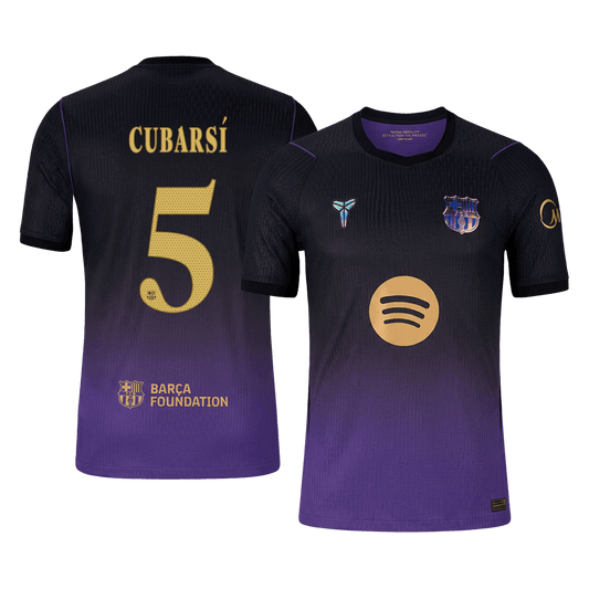 Koszulka piłkarska w wersji zawodniczej FC Barcelona UCL 2026/27 wyjazdowa CUBARSÍ #5