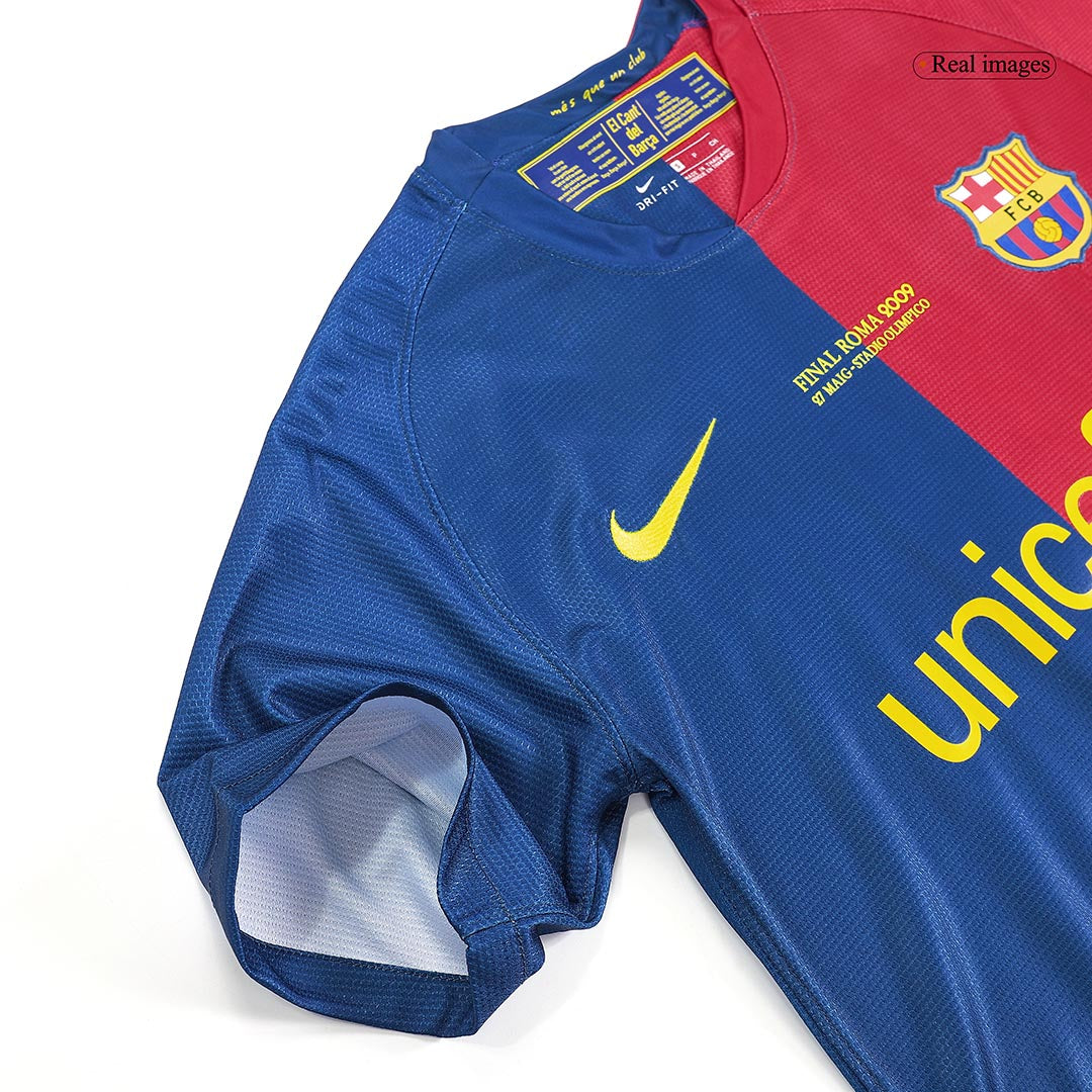 Koszulka piłkarska retro FC Barcelona UCL Final UCL 2008/09 domowa A.INIESTA #8 - Kibula