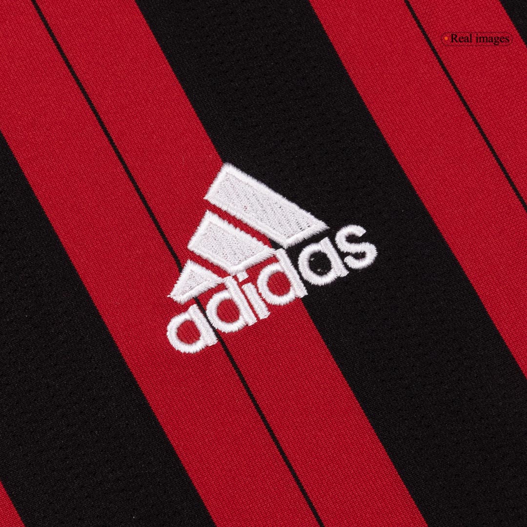 Koszulka piłkarska retro z długim rękawem AC Milan 2013/14 domowa - Kibula