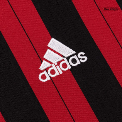 Koszulka piłkarska retro z długim rękawem AC Milan 2013/14 domowa - Kibula