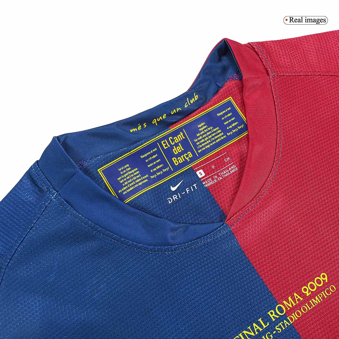 Koszulka piłkarska retro FC Barcelona UCL Final UCL 2008/09 domowa XAVI #6 - Kibula
