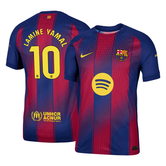 Koszulka piłkarska w wersji zawodniczej FC Barcelona 2025/26 domowa LAMINE YAMAL #10 - Kibula