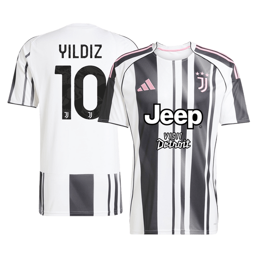 Koszulka piłkarska Juventus 2025/26 domowa YILDIZ #10 - Kibula
