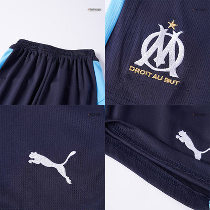Dziecięcy zestaw piłkarski Marsylia 2025/26 wyjazdowy