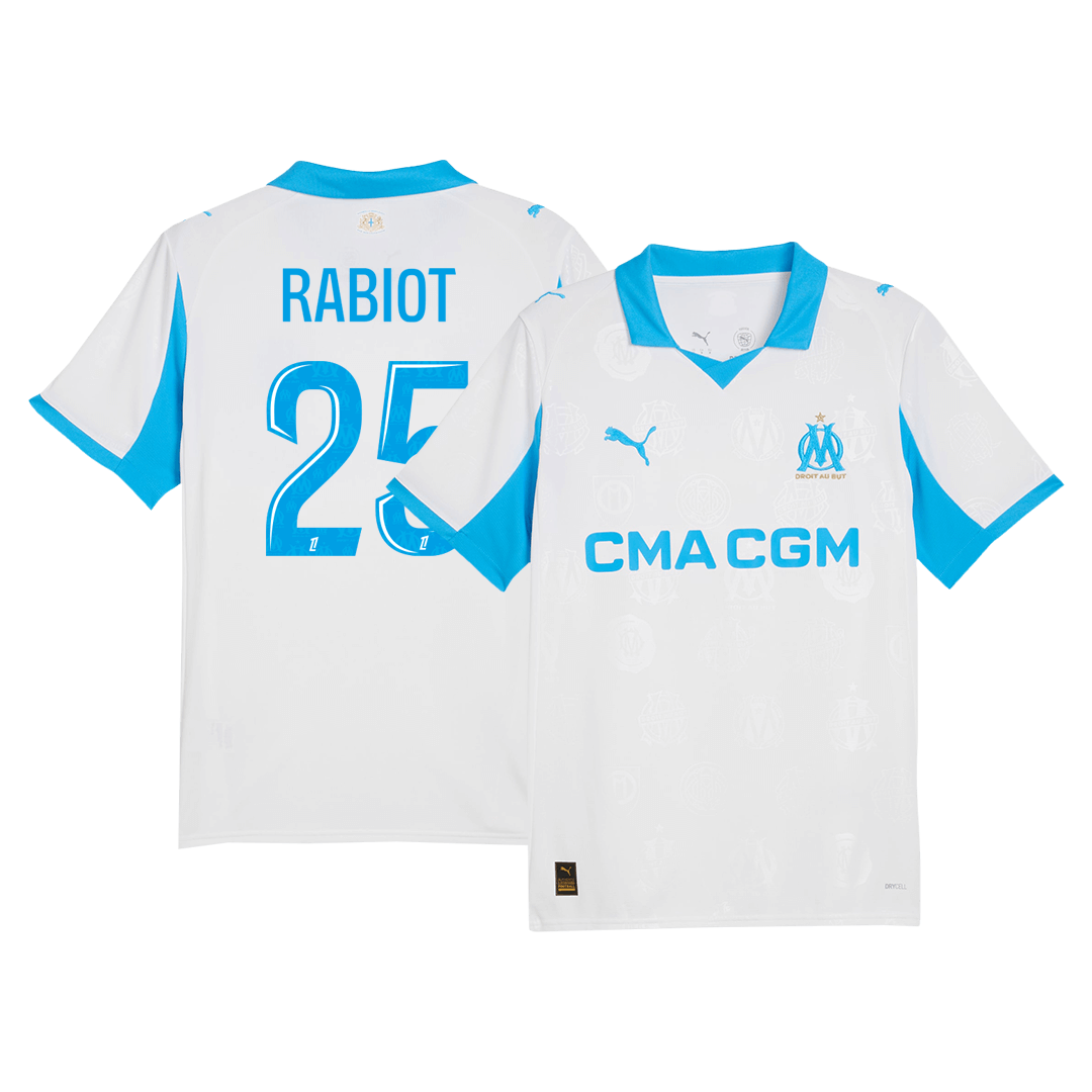 Koszulka piłkarska Marsylia 2025/26 domowa RABIOT #25