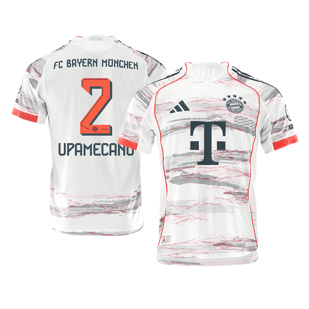 Koszulka piłkarska w wersji zawodniczej Bayern Monachium 2025/26 wyjazdowa UPAMECANO #2 - Kibula