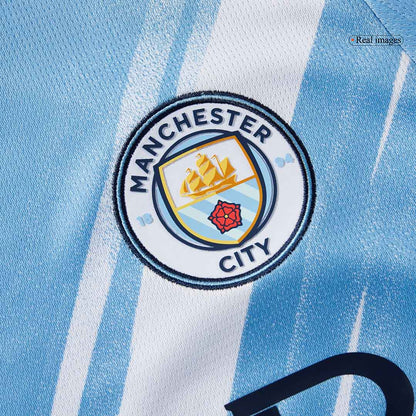 Koszulka piłkarska z długim rękawem Manchester City 2025/26 domowa