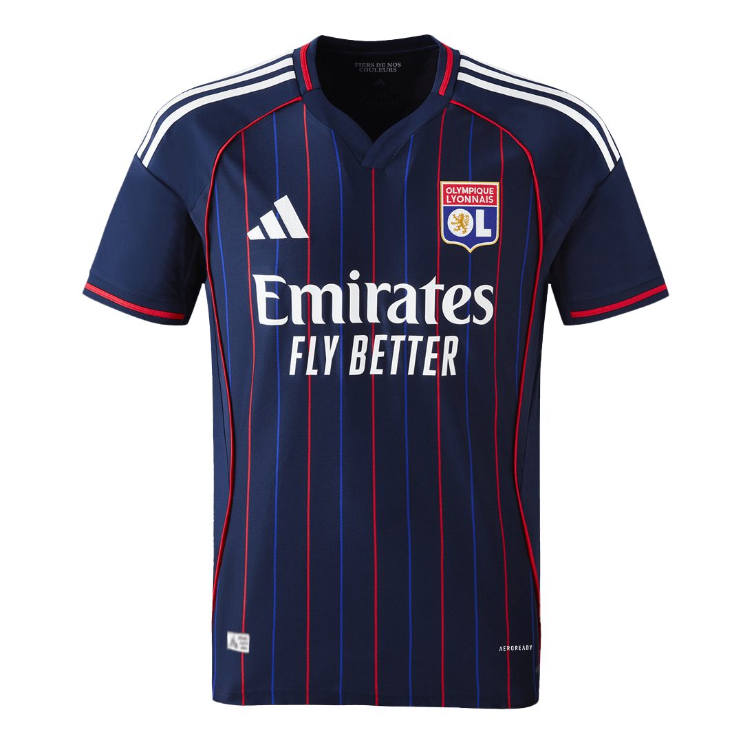 Koszulka piłkarska w wersji zawodniczej Olympique Lyon 2025/26 wyjazdowa