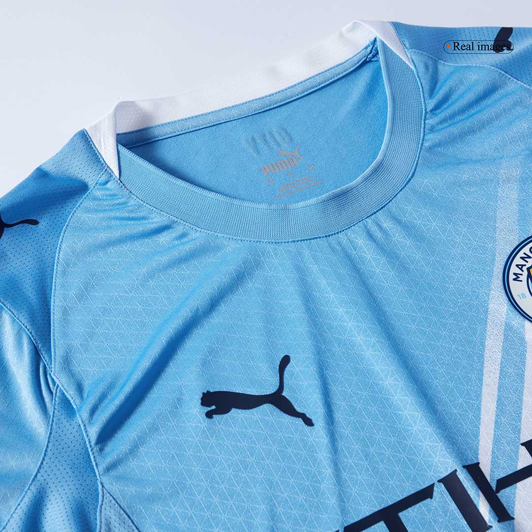 Koszulka piłkarska w wersji zawodniczej Manchester City 2025/26 domowa DE BRUYNE #17