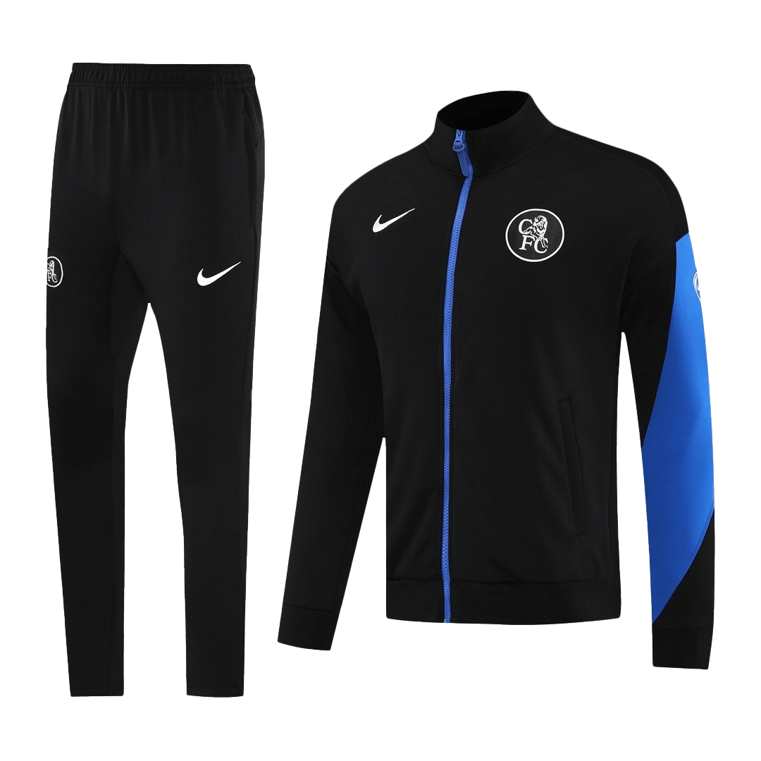 Męski dres treningowy Chelsea 2025/26 czarny - Kibula