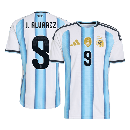 Koszulka piłkarska Argentyna Mundial 2026 domowa J. ALVAREZ #9