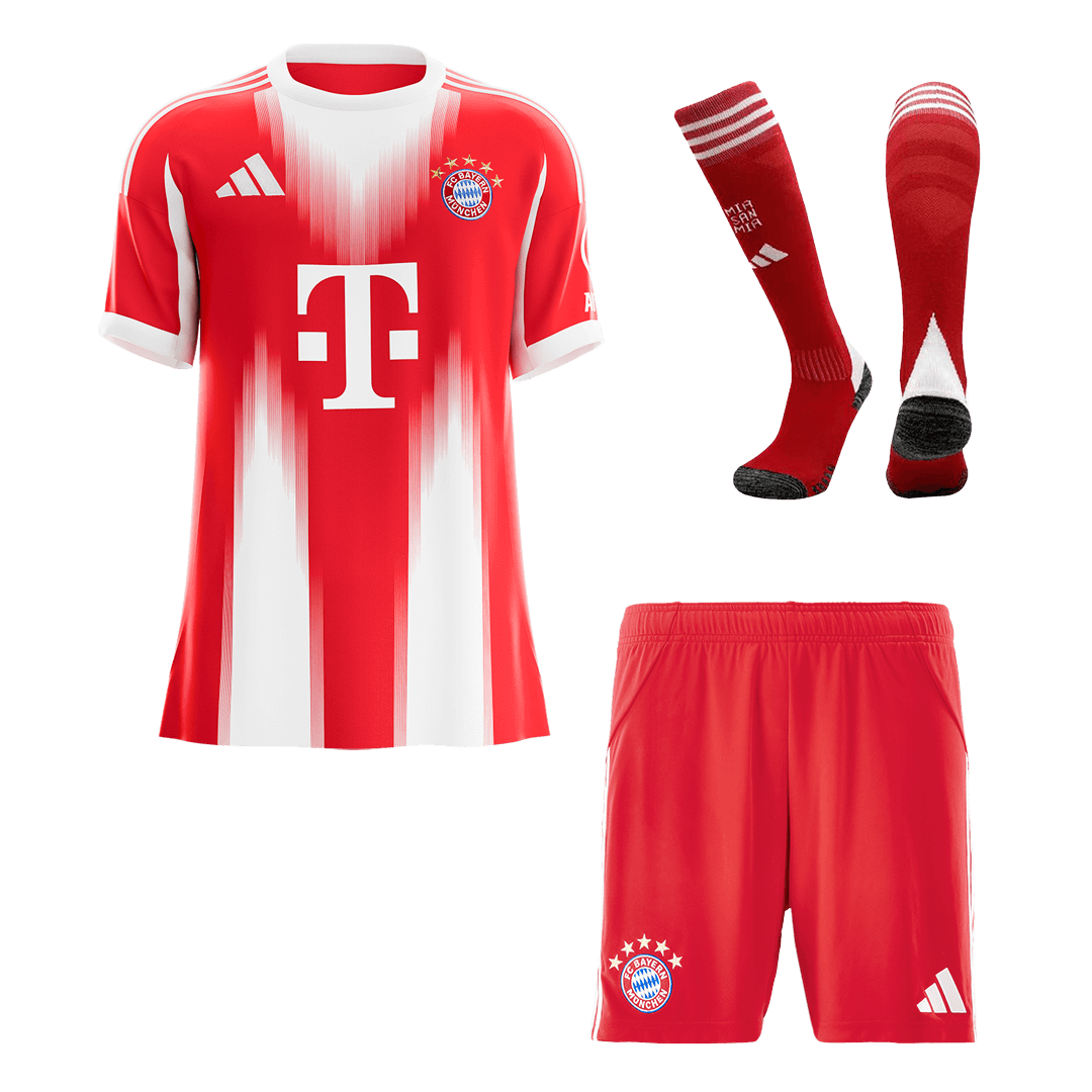Męski pełny zestaw piłkarski Bayern Monachium 2025/26 domowy