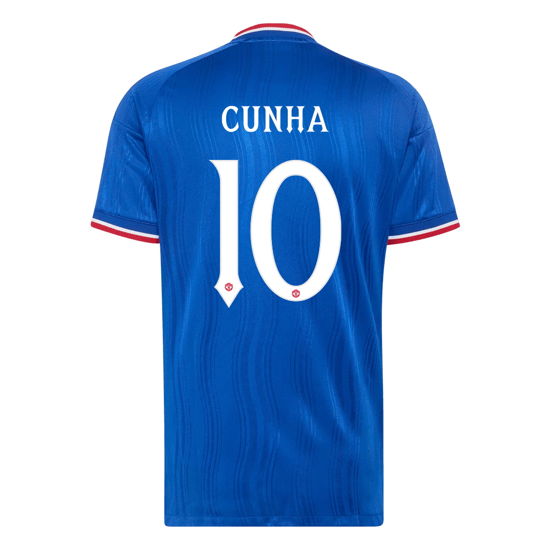 Koszulka piłkarska w wersji zawodniczej Manchester United UCL 2026/27 wyjazdowa CUNHA #10