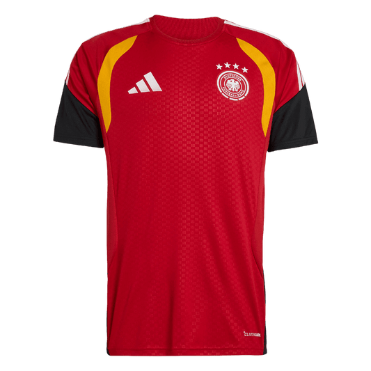 Koszulka piłkarska Niemcy Mundial 2026 przedmeczowa czerwona