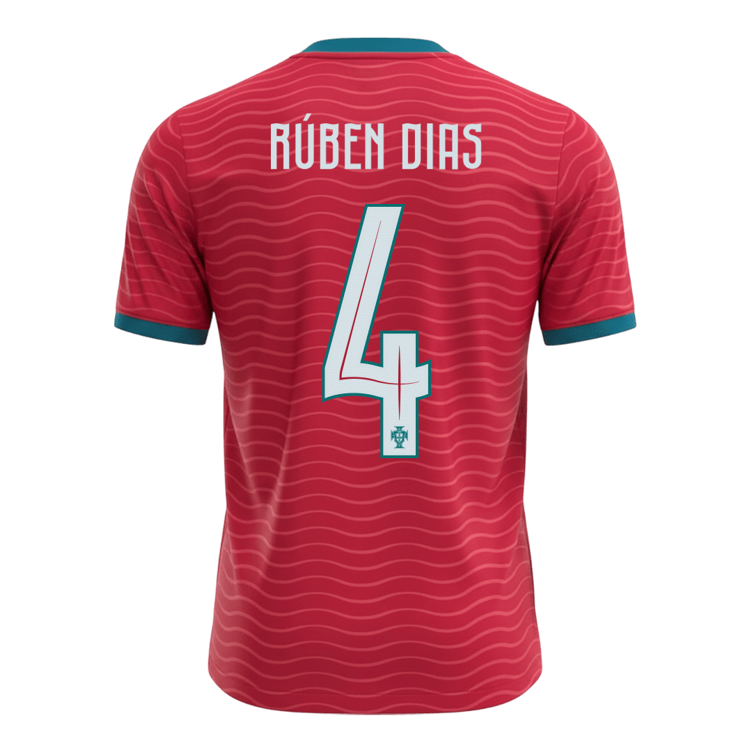 Koszulka piłkarska Portugalia Mundial 2026 domowa RÚBEN DIAS #4