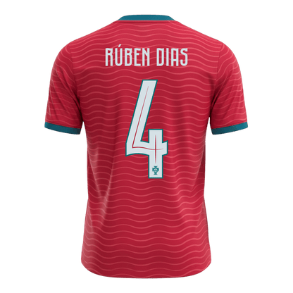 Koszulka piłkarska Portugalia Mundial 2026 domowa RÚBEN DIAS #4