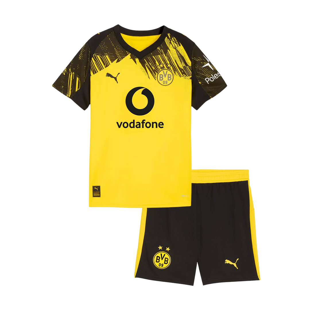 Dziecięcy zestaw piłkarski Borussia Dortmund 2025/26 domowy