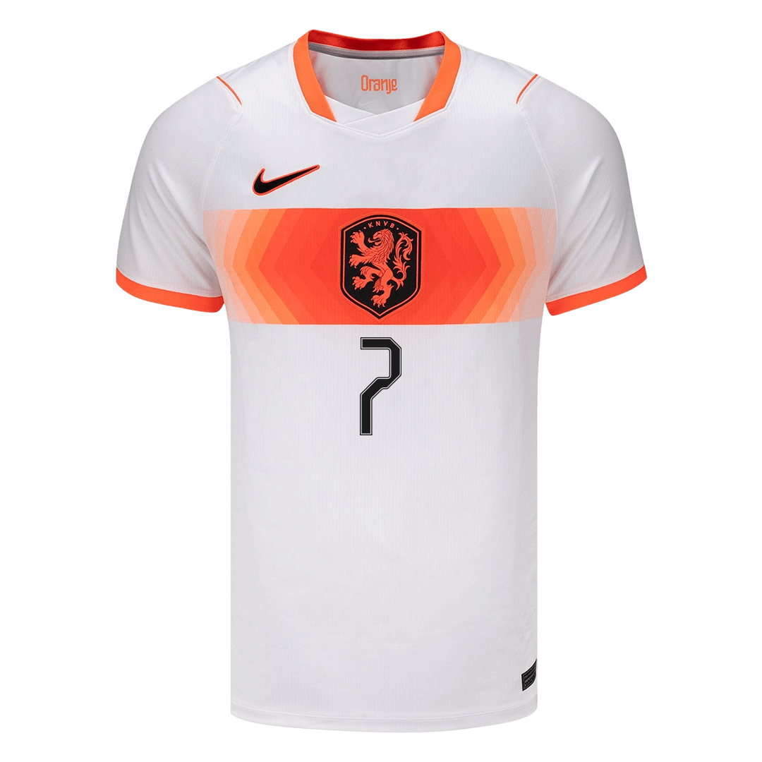 Koszulka piłkarska Holandia Mundial 2026 wyjazdowa XAVI #7