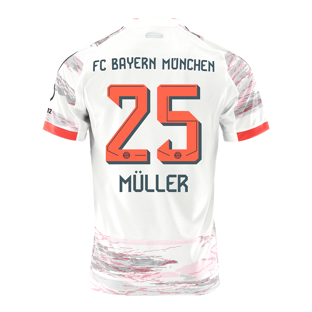 Koszulka piłkarska Bayern Monachium 2025/26 wyjazdowa MÜLLER #25 - Kibula