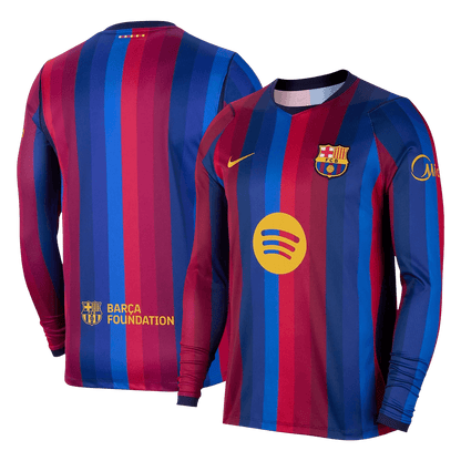 Koszulka piłkarska z długim rękawem FC Barcelona 2026/27 domowa