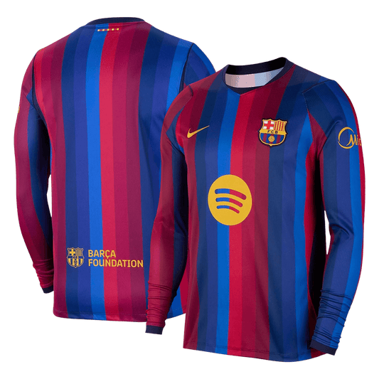 Koszulka piłkarska z długim rękawem FC Barcelona 2026/27 domowa