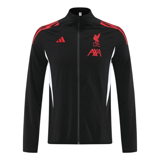 Kurtka przeciwwiatrowa Liverpool 2025/26 czarna