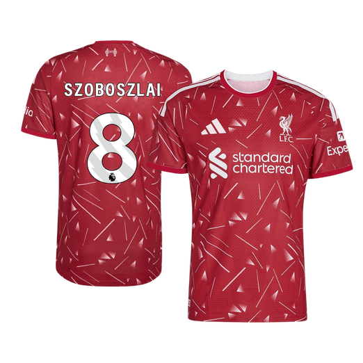 Koszulka piłkarska w wersji zawodniczej Liverpool 2026/27 domowa SZOBOSZLAI #8