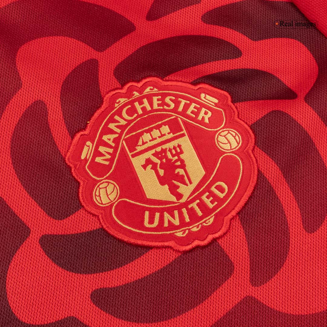 Koszulka piłkarska z długim rękawem Manchester United CNY 2025/26