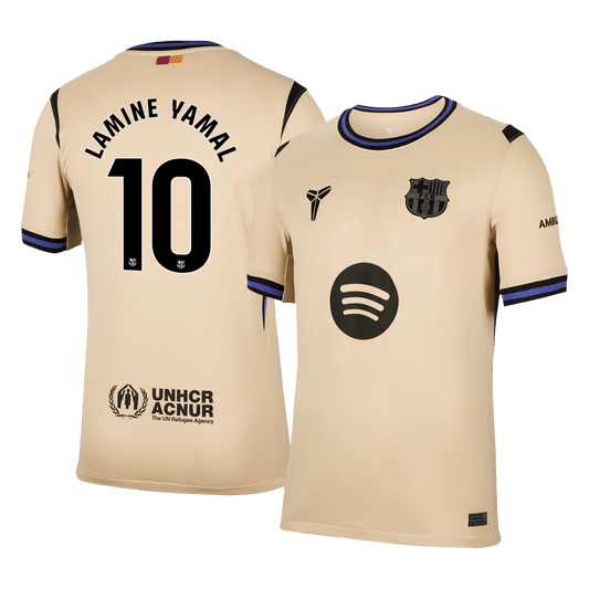 Koszulka piłkarska FC Barcelona 2025/26 wyjazdowa LAMINE YAMAL #10 - Kibula