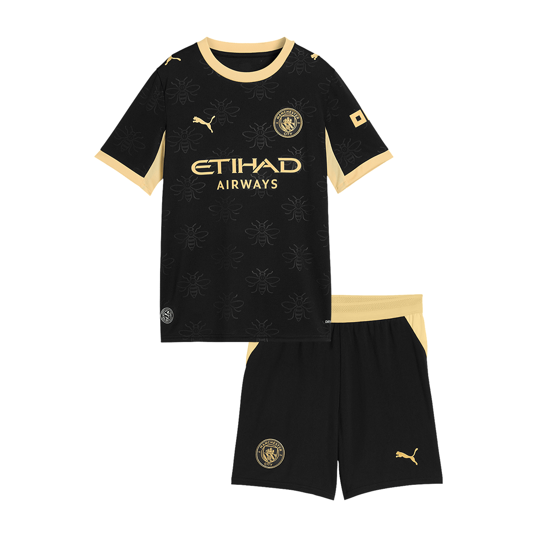 Dziecięcy zestaw piłkarski Manchester City 2026/27 wyjazdowa