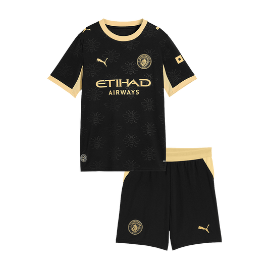 Dziecięcy zestaw piłkarski Manchester City 2026/27 wyjazdowa