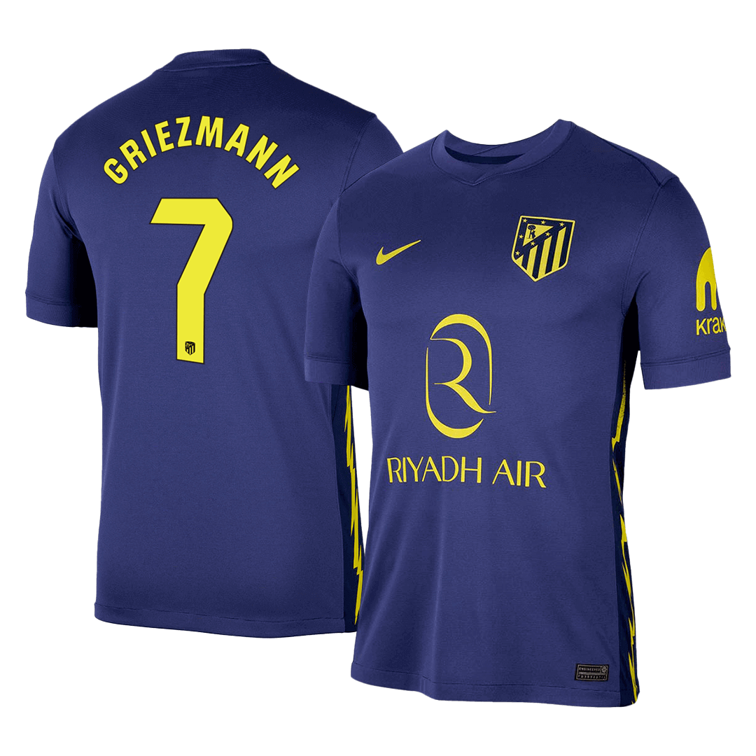 Koszulka piłkarska Atlético Madryt 2025/26 wyjazdowa GRIEZMANN #7
