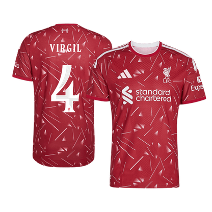 Koszulka piłkarska w wersji zawodniczej Liverpool UCL 2026/27 domowa VIRGIL #4