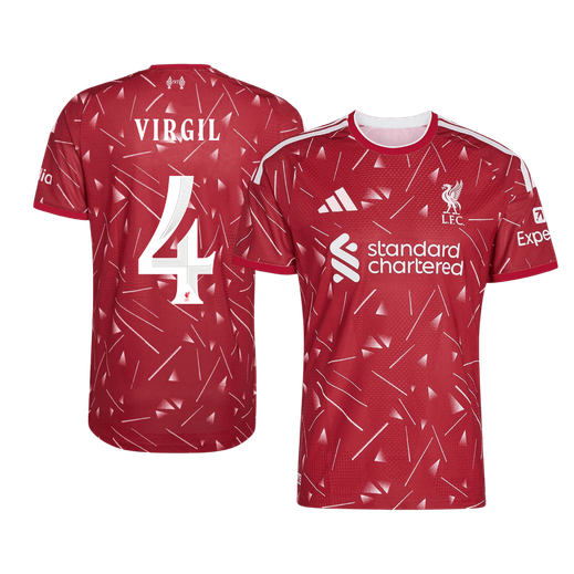 Koszulka piłkarska w wersji zawodniczej Liverpool UCL 2026/27 domowa VIRGIL #4