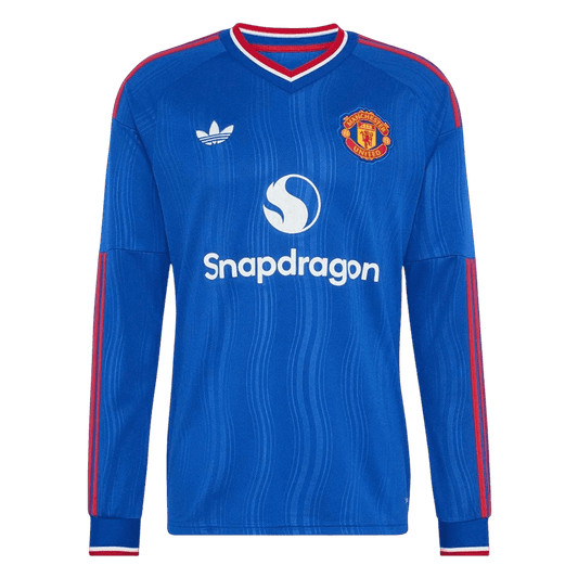 Koszulka piłkarska z długim rękawem Manchester United 2026/27 wyjazdowa