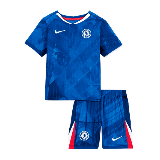 Dziecięcy zestaw piłkarski Chelsea 2025/26 domowy - Kibula