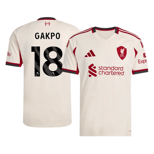 Koszulka piłkarska Liverpool 2025/26 wyjazdowa GAKPO #18
