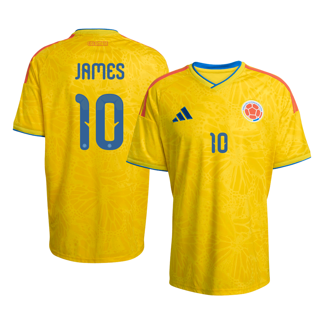 Koszulka piłkarska Kolumbia Mundial 2026 domowa JAMES #10