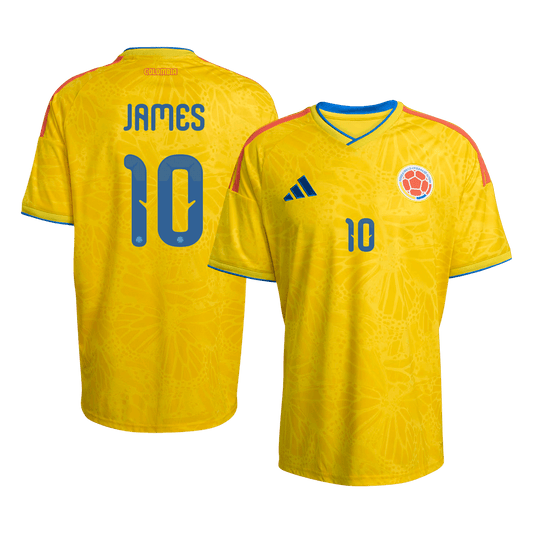 Koszulka piłkarska Kolumbia Mundial 2026 domowa JAMES #10