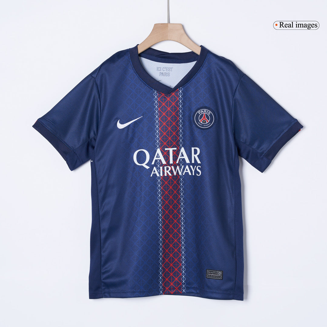 Dziecięcy zestaw piłkarski PSG 2025/26 domowy