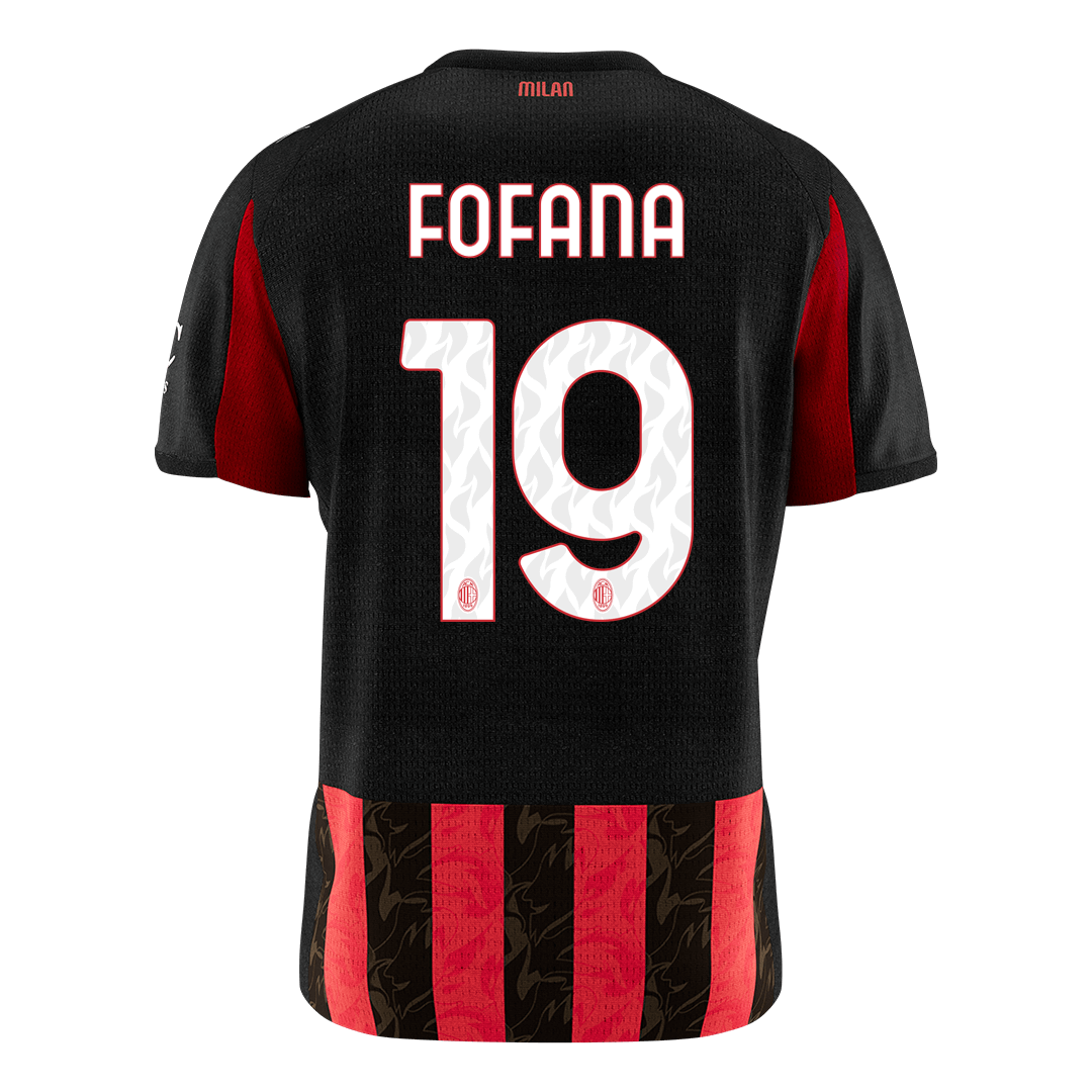 Koszulka piłkarska AC Milan 2025/26 domowa FOFANA #19