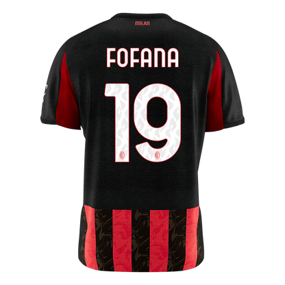 Koszulka piłkarska AC Milan 2025/26 domowa FOFANA #19